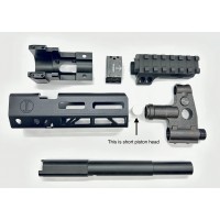 RGW JM MLOK 5.63inch Mini Draco Front Set For TM AK GBB Series